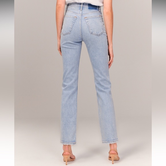 Ultra High Rise Ankle Straight Jean - Picture 3 of 11